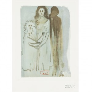 Salvador Dali (1904 – 1989) Ilustracja z Boskiej Komedii: Czyściec, Pieśń XVI
