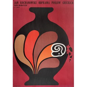 proj. Jan MŁODOŻENIEC (1929-2000), Odprawa posłów greckich. Teatr Dramatyczny, 1974