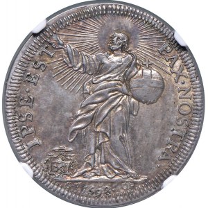 Innocenzo XII (1691-1700) Testone 1698 A. VII - Munt. 4...