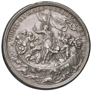 Clemente XI (1700-1721) Medaglia coniata annuale 1718 ...