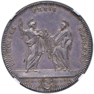 Benedetto XIV (1740-1758) Testone 1746 A. VI - Munt. 50...