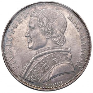 Pio IX (1846-1878) Scudo 1848 A. II - Nomisma 647 AG Si...