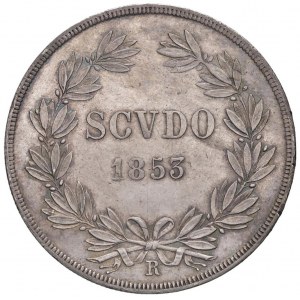 Pio IX (1846-1878) Scudo 1853 A. VIII - Nomisma 651 AG ...