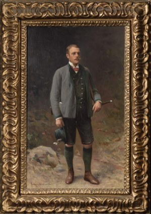 Zygmunt AJDUKIEWICZ (1861-1917), Portret pana von Rittera, 1900