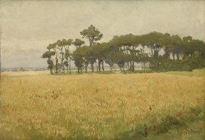 Iwan TRUSZ (1869-1941), Pejzaż z piniami
