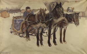 Władysław JAROCKI (1879-1965), Zaprzęg [Trojka], 1911