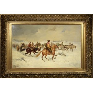 Jan SIMERSKI (1841-1911), convoi tatare