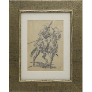 Antoni TRZESZCZKOWSKI (1902-1977), On horseback, 1963