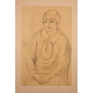 Maurycy MĘDRZYCKI (1890-1951), Portret młodej kobiety, 1927
