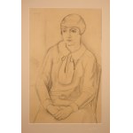 Maurycy MĘDRZYCKI (1890-1951), Portret młodej kobiety, 1927
