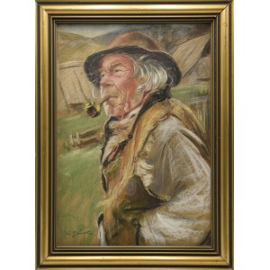 Stanisław GÓRSKI (1887-1955), Góral z fajką