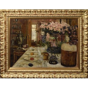 Peintre non spécifié, Russe ?, 1er quart du 20e siècle, Intérieur