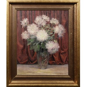 Alexander GOCKE (1877- ok. 1930), Kwiaty w wazonie