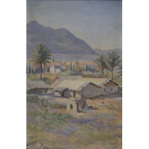 Tadeusz MICHROWSKI (ca. 1885-1944), Paesaggio orientale, 1937