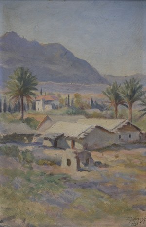 Tadeusz MICHROWSKI (ok. 1885-1944), Pejzaż orientalny, 1937