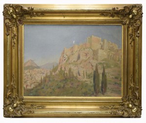 Tadeusz MICHROWSKI (ok. 1885-1944), Widok na Akropol, 1938