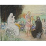 Józef UNIERZYSKI (1863-1948), Artysta przy pracy