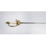 Sword of a senior French officer, for the gala uniform, in scabbard