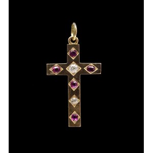 Pendant with rubies