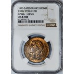 Francja, Medal Wystawa Światowa w Paryżu 1878 (30mm), brąz