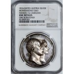 Austria, Medal Ślubny Franciszek I i Karolina Bawarska 1816