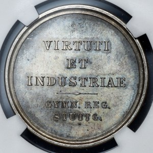 Germany, School Medal of the Royal Grammar School in Stuttgart XIX/XXw (27mm)