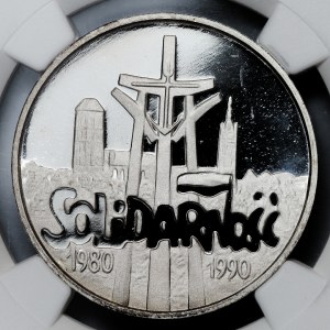 100000 złotych 1990 Solidarność (32mm)
