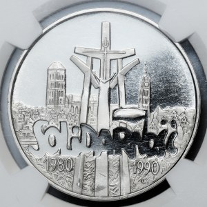 100,000 PLN 1990 Solidarity D-type - Mirror camera