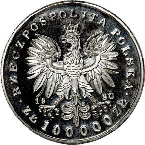 100000 Gold 1990, Pilsudski, Small Triptych