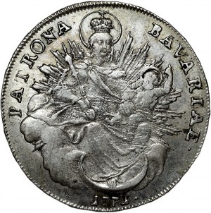 Germany, Bavaria, Maximilian III Joseph, thaler 1771 A, Munich
