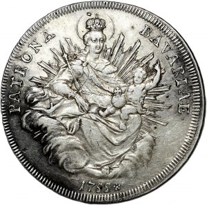 Germany, Bavaria, Maximilian III Joseph, 1755 thaler, Munich