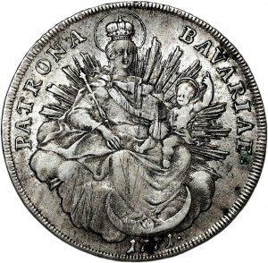 Germany, Bavaria, Maximilian III Joseph, thaler 1771, Munich