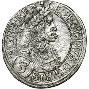 Austria, Leopold I, 3 krajcary 1670, Wiedeń