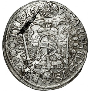 Austria, Leopold I, 3 krajcary 1670, Wiedeń
