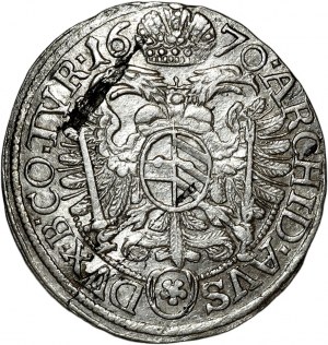 Austria, Leopold I, 3 krajcars 1670, Vienna