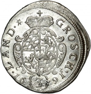 Germany, Bavaria, Maximilian II Emanuel, 3 krajcars 1691, Munich