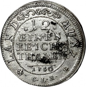 Germany, Brandenburg, Frederick III, 1/12 thaler 1756 CLR