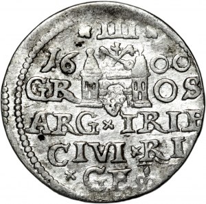 Sigismund III Vasa, trojak 1600, Riga