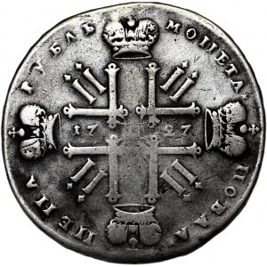 Rosja, Piotr II, rubel 1727, Moskwa