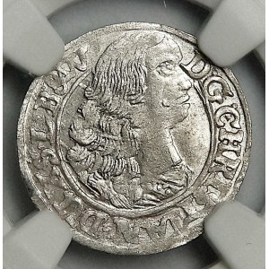 Śląsk, Chrystian Wołowski, 1 krajcar 1668 CB, Brzeg