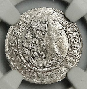 Silesia, Chrystian Volovsky, 1 krajcar 1668 CB, Brzeg