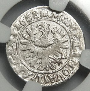 Silesia, Chrystian Volovsky, 1 krajcar 1668 CB, Brzeg