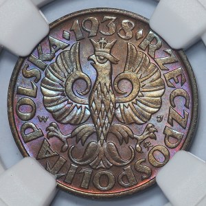 5 pennies 1938