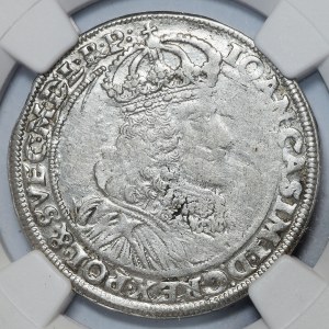 John II Casimir, ort 1654 AT, Poznań, rare
