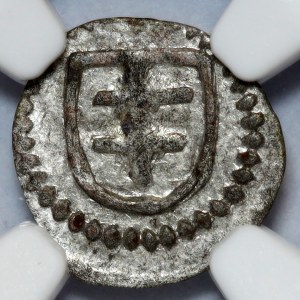 Ladislaus II Jagiello, denarius (1386-1434), shield and eagle