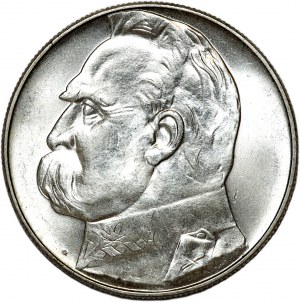 10 gold 1935, Pilsudski