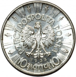 10 gold 1935, Pilsudski