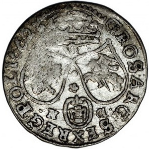 Jan II Kazimierz, szóstak 1662 NG, Poznań