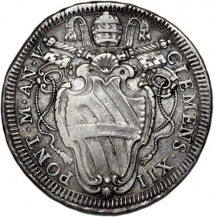 Italy, Clement XII, teston 1735, Vatican City