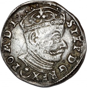 Stefan Batory, trojak 1582, Vilnius